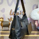 Louis Vuitton CarryAll Dark MM M25143 Black